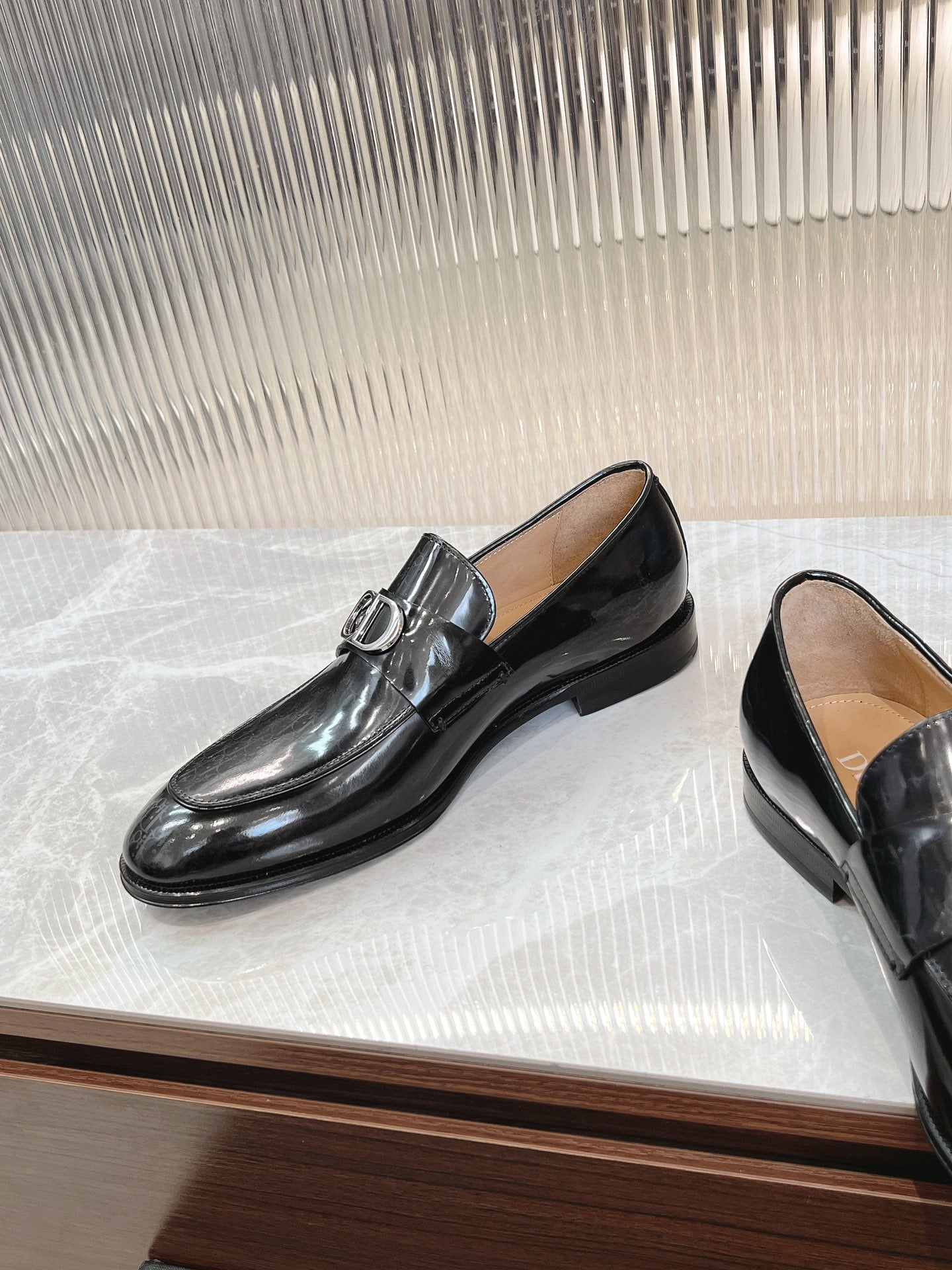 Dior Men’s Shoes – EXPLORER Derby | Premium Black Leather | Sizes 38–44