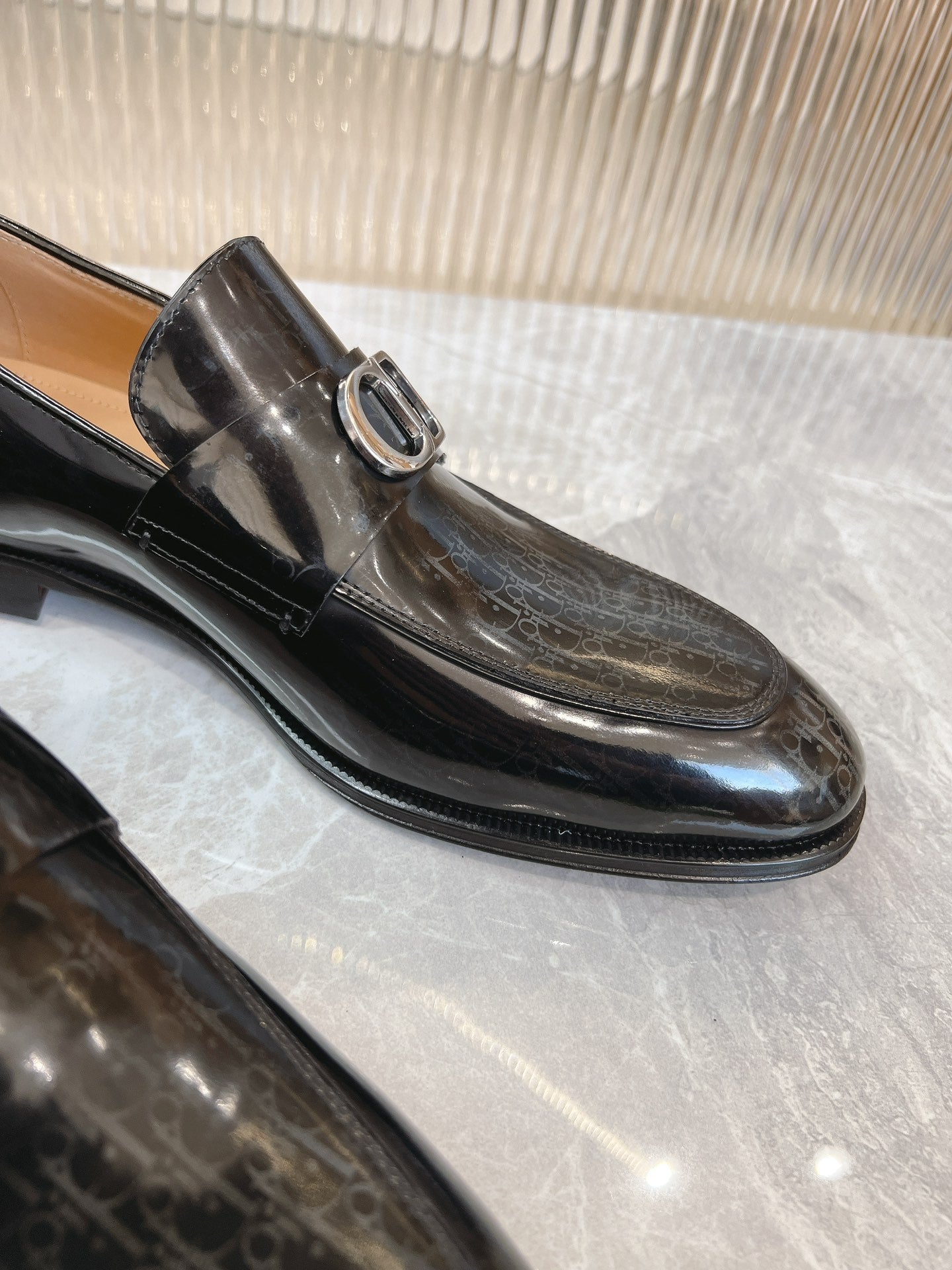 Dior Men’s Shoes – EXPLORER Derby | Premium Black Leather | Sizes 38–44