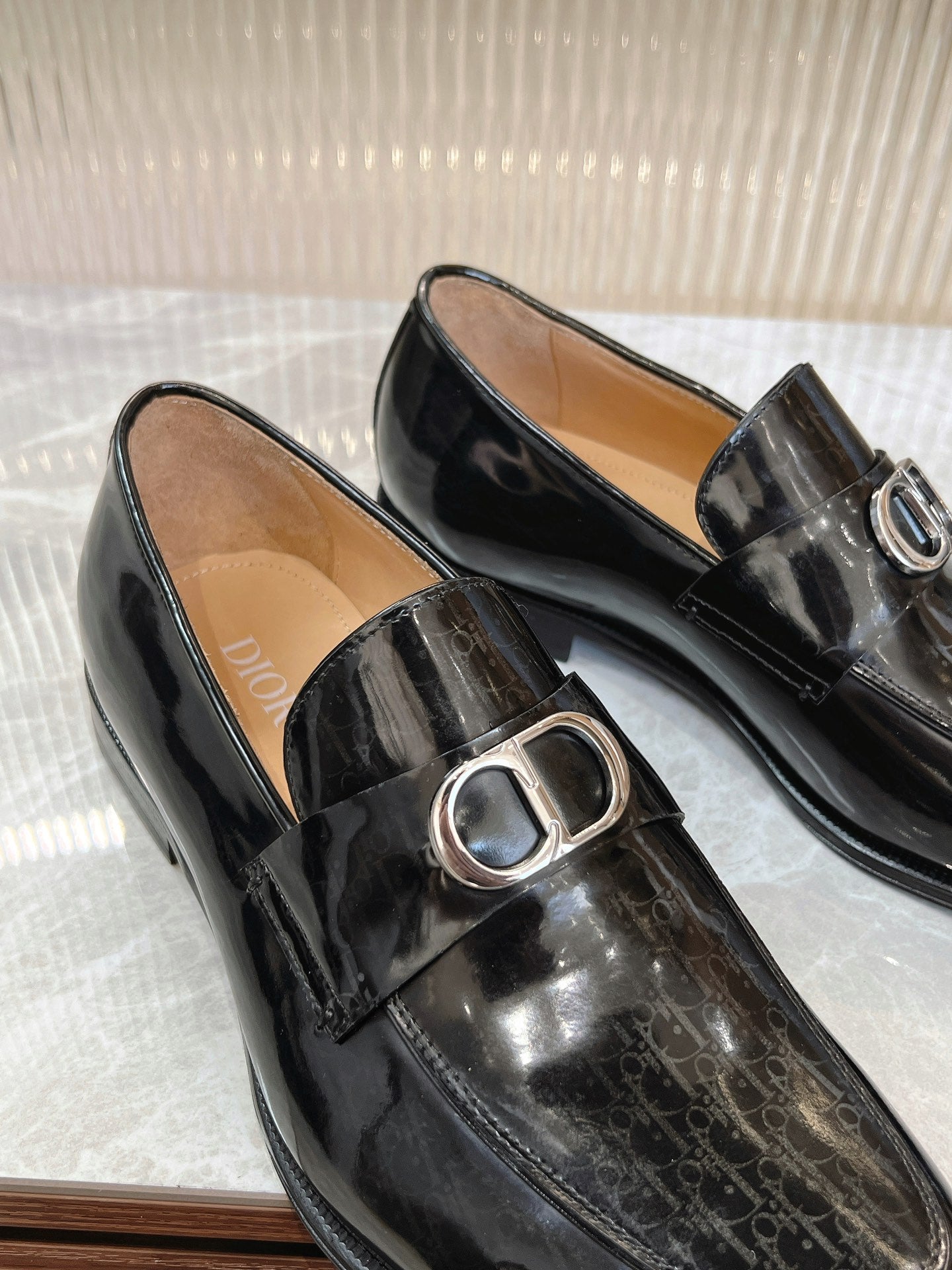 Dior Men’s Shoes – EXPLORER Derby | Premium Black Leather | Sizes 38–44