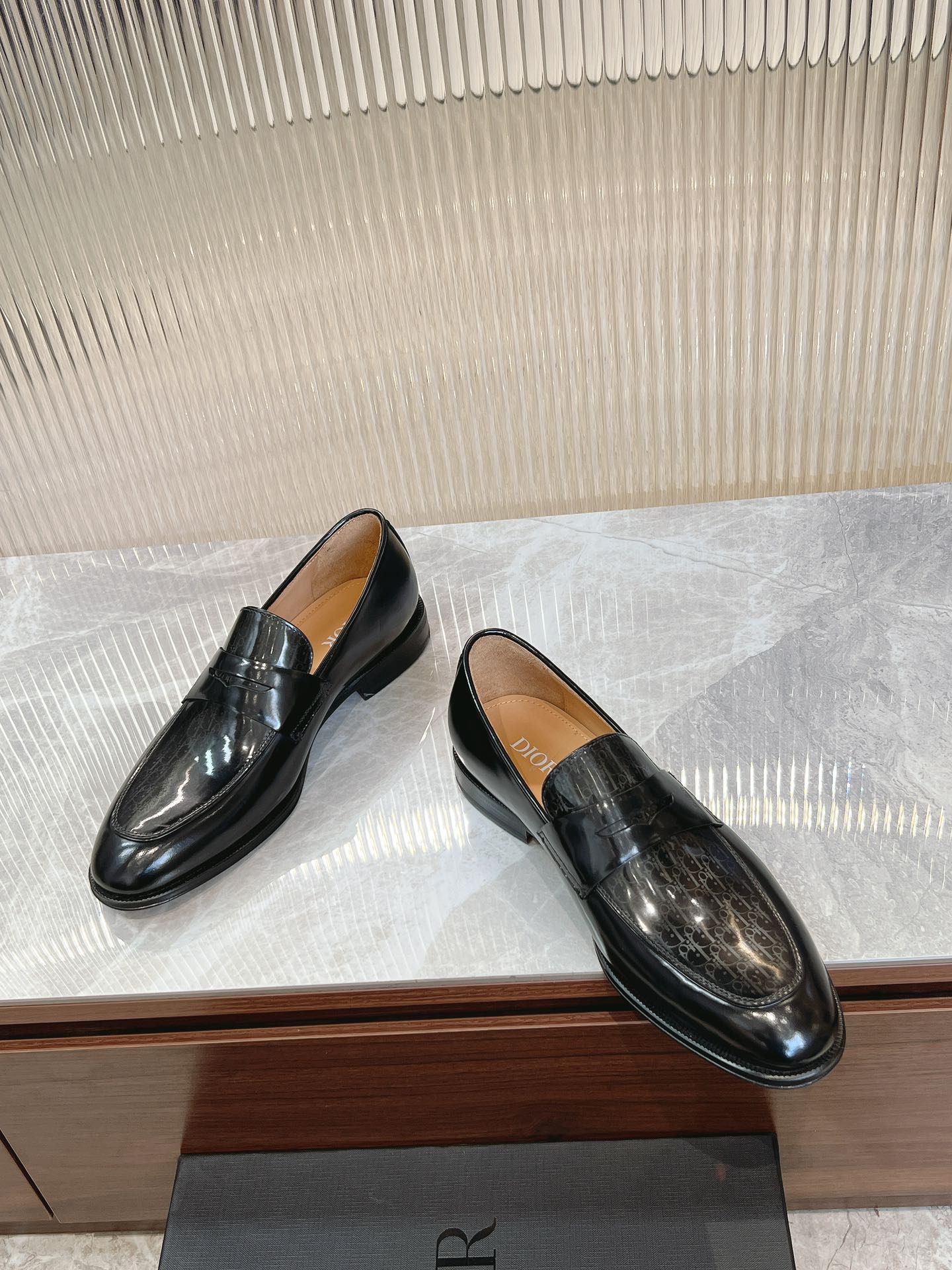 Dior Men’s Shoes – EXPLORER Derby | Premium Black Leather | Sizes 38–44
