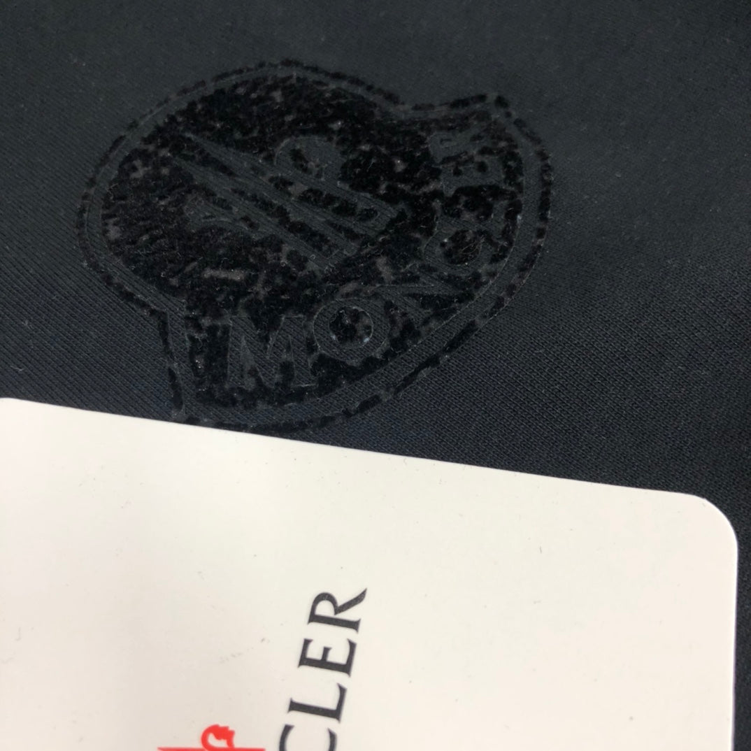 MONCLER T-Shirt – New Custom Collection Graphic Logo Tee – Black/White – Sizes S–XL