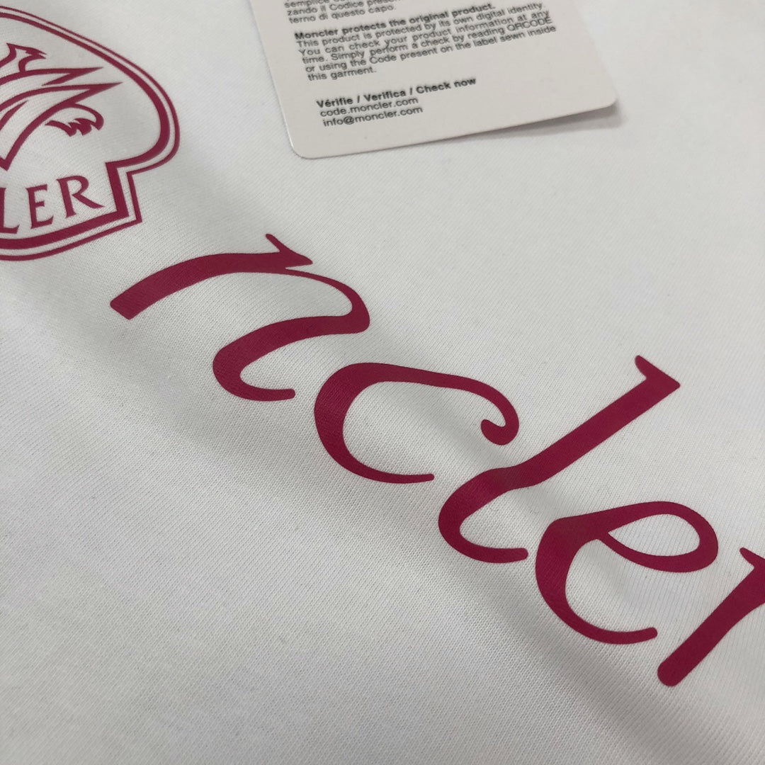 MONCLER 2025 New Couples Logo Print Crewneck T-Shirt S–XL