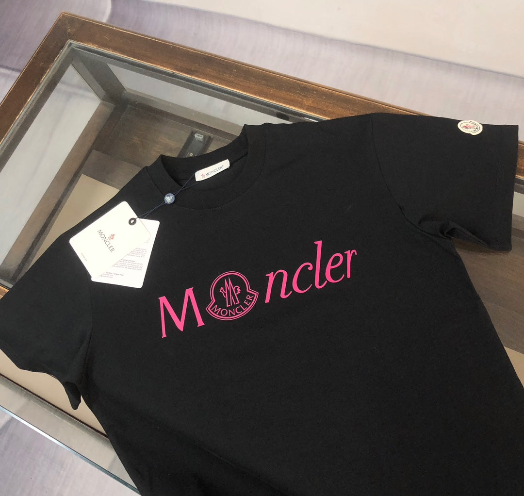 MONCLER 2025 New Couples Logo Print Crewneck T-Shirt S–XL