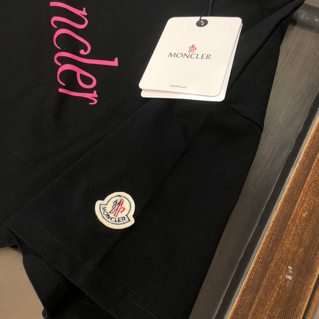 MONCLER 2025 New Couples Logo Print Crewneck T-Shirt S–XL