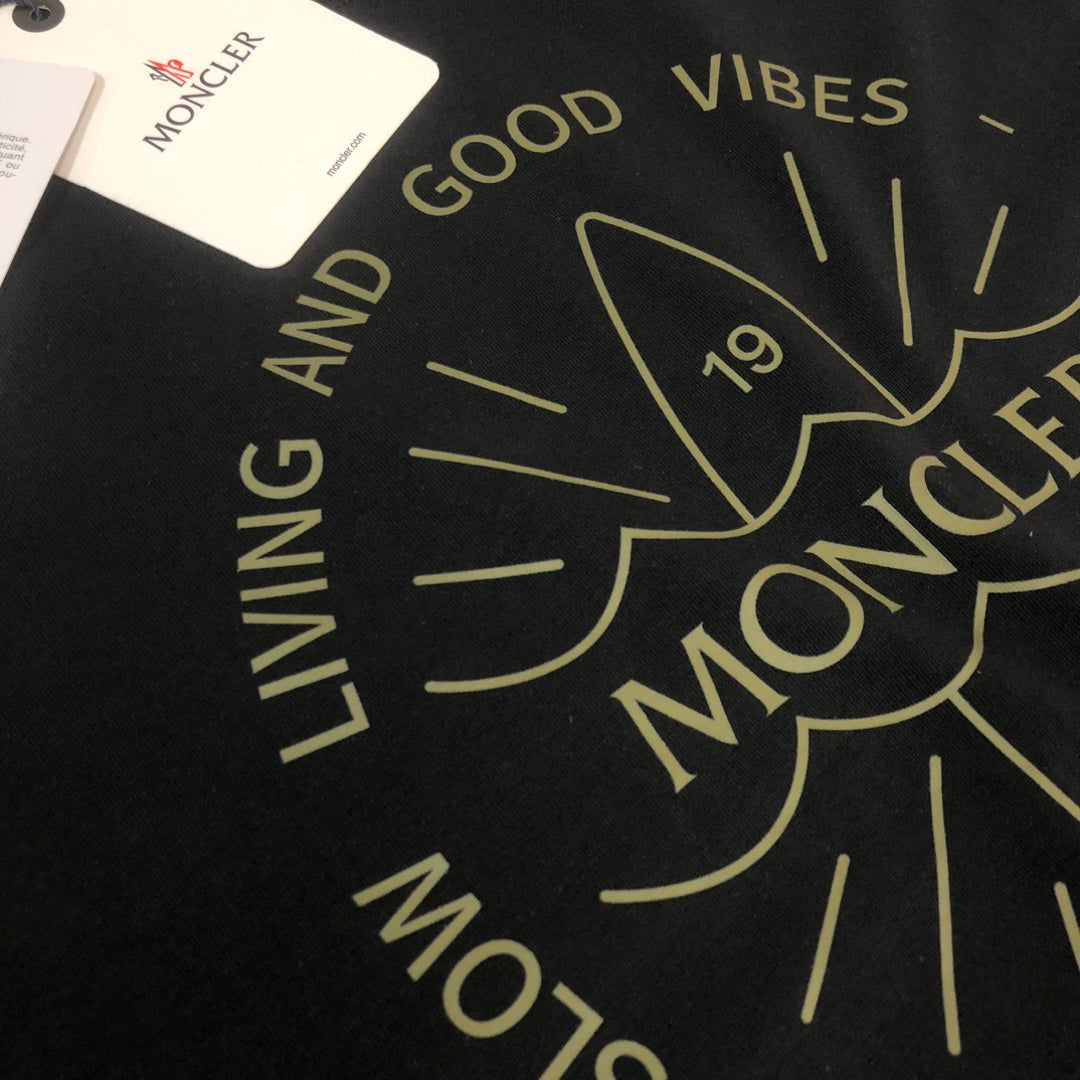 MONCLER 2025 New Couples Logo Print Graphic Crewneck T-Shirt S–XL