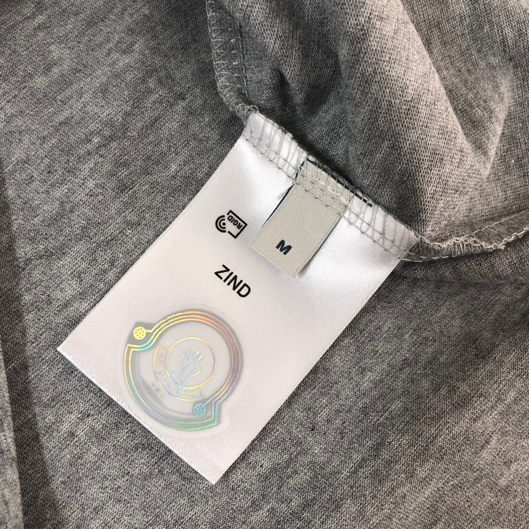 MONCLER 2025 New Couples Logo Print Graphic Crewneck T-Shirt S–XL