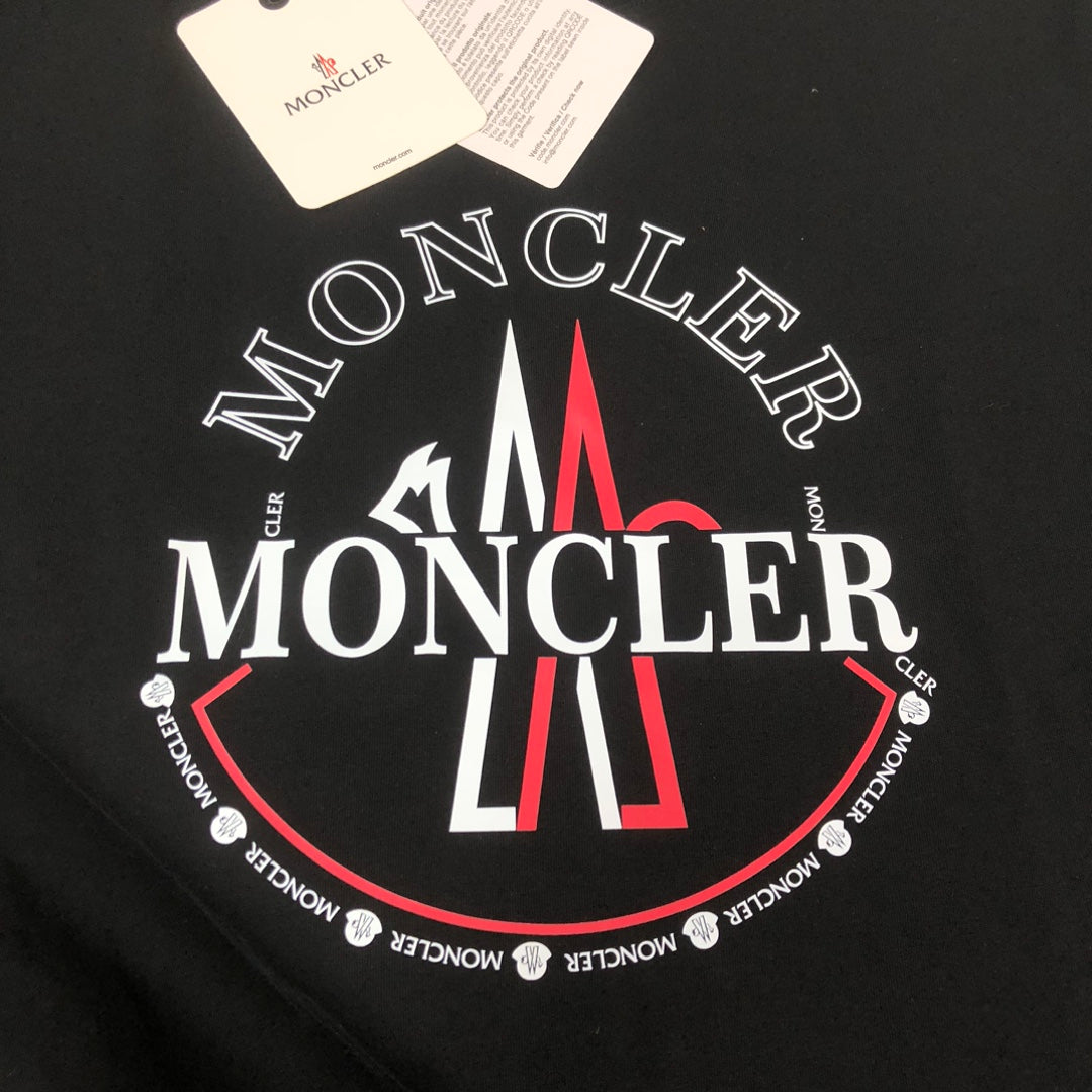 MONCLER 2025 New Couples Logo Print Graphic Crewneck T-Shirt S–XL