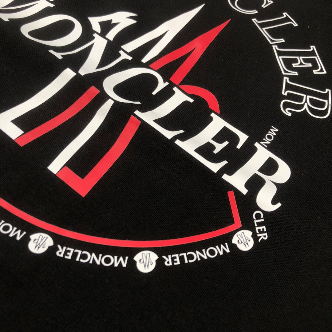 MONCLER 2025 New Couples Logo Print Graphic Crewneck T-Shirt S–XL