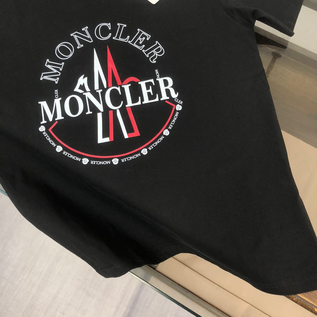 MONCLER 2025 New Couples Logo Print Graphic Crewneck T-Shirt S–XL