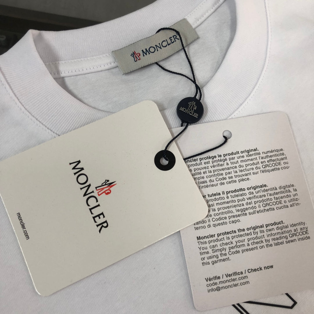 MONCLER 2025 New Couples Logo Print Graphic Crewneck T-Shirt S–XL