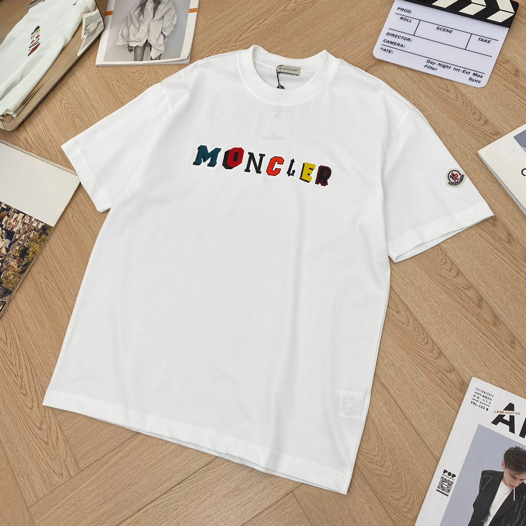 MORECLEAR New Logo Print Relaxed Fit Cotton T-Shirt S–XL