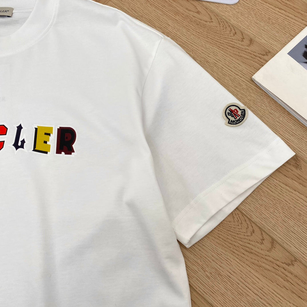 MORECLEAR New Logo Print Relaxed Fit Cotton T-Shirt S–XL