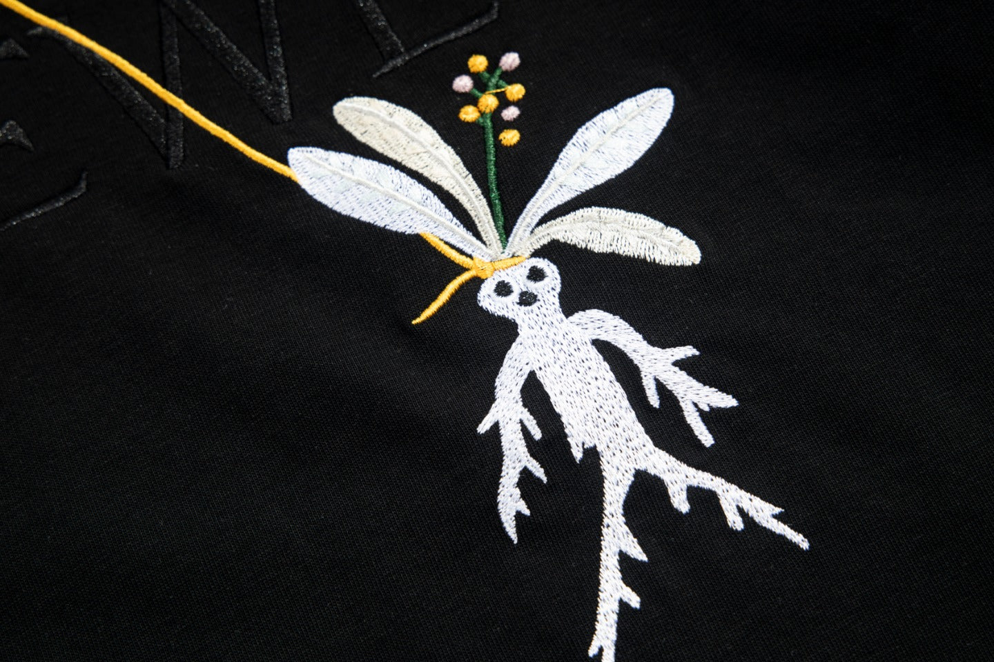 LOEWE 24SS Mandrake Embroidered T-Shirt | Unisex Cotton Tee | XS–L