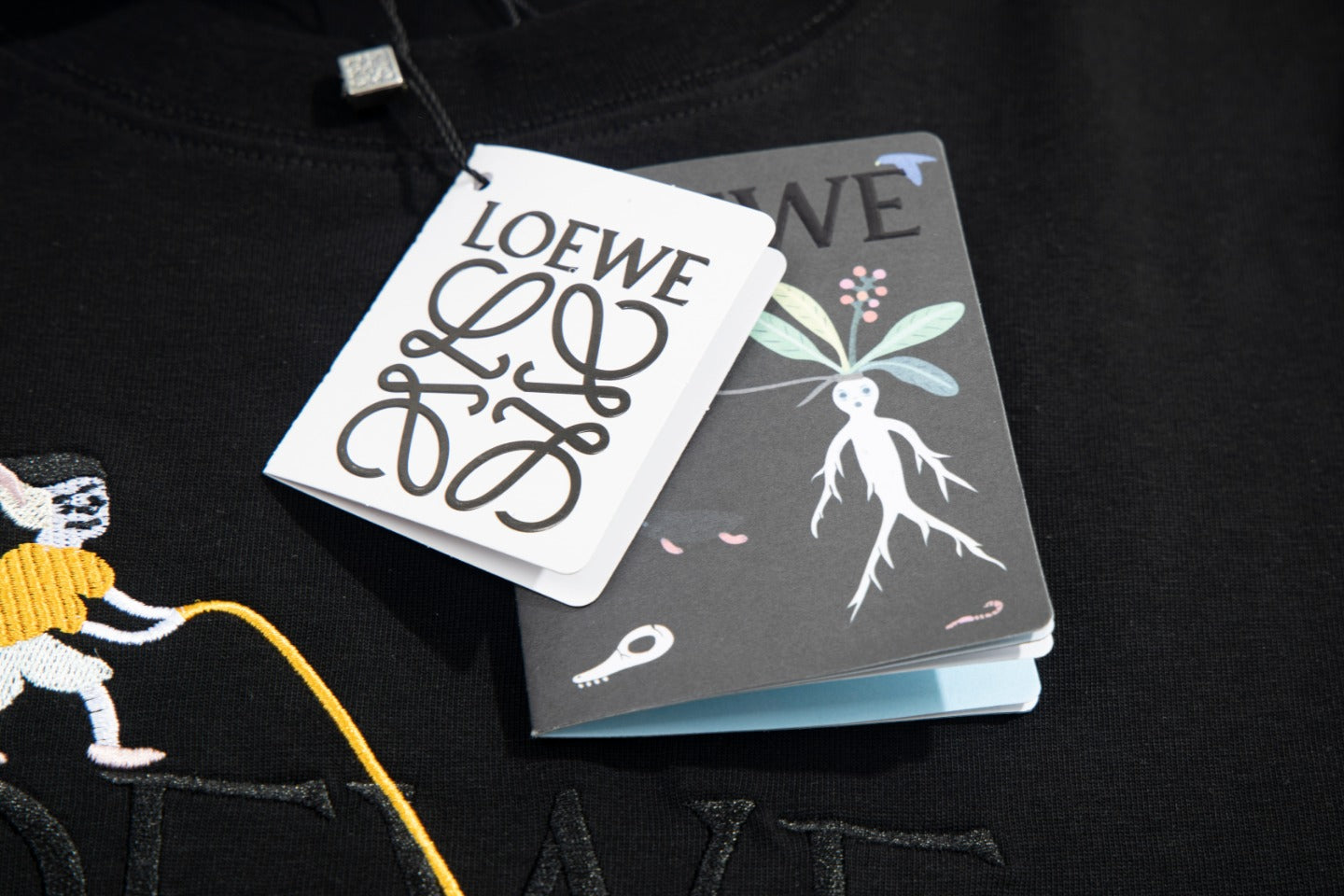 LOEWE 24SS Mandrake Embroidered T-Shirt | Unisex Cotton Tee | XS–L