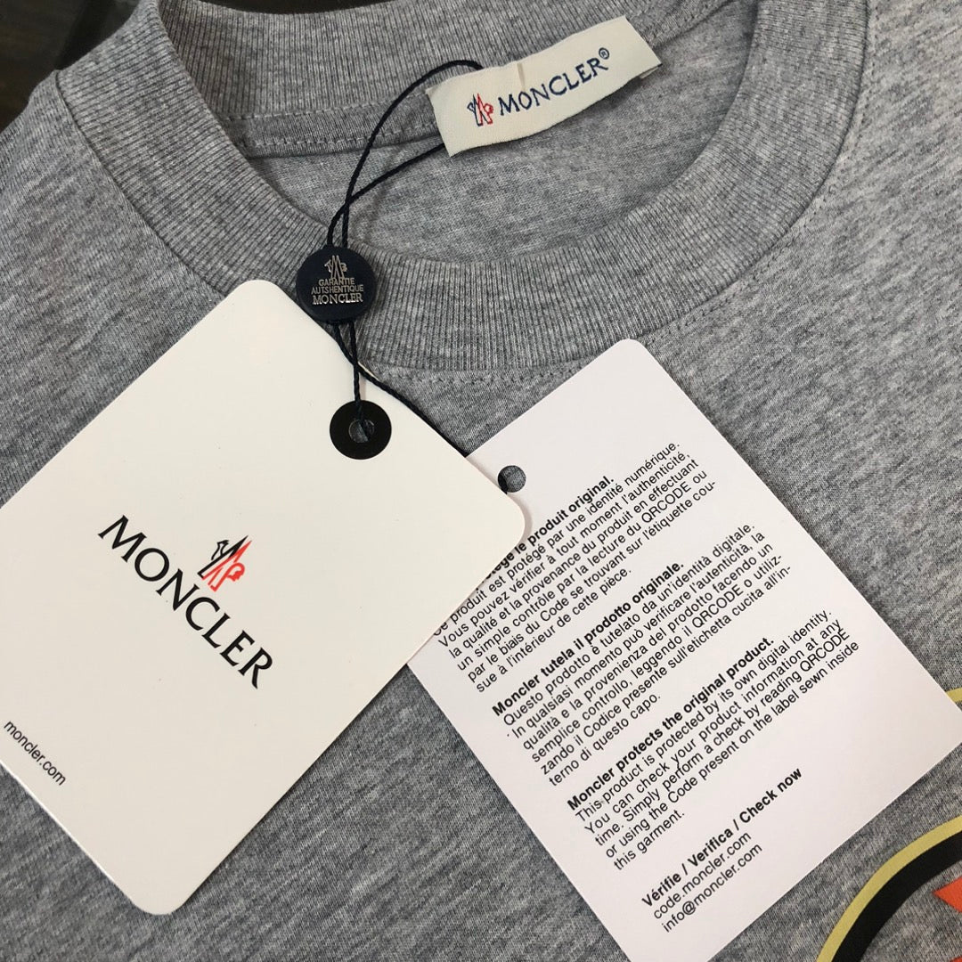 MONCLER 2025 New Couple Logo Print Graphic Crewneck T-Shirt S–XL
