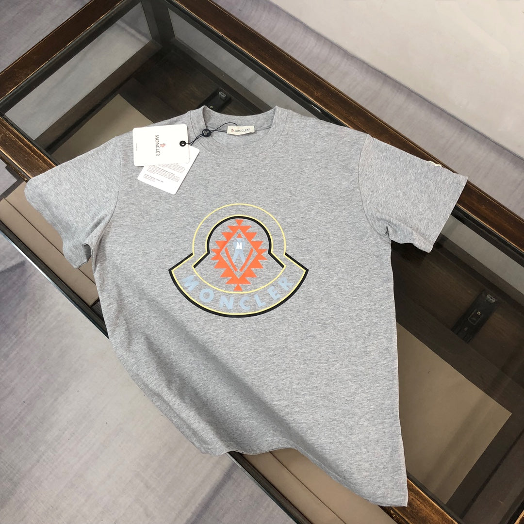 MONCLER 2025 New Couple Logo Print Graphic Crewneck T-Shirt S–XL