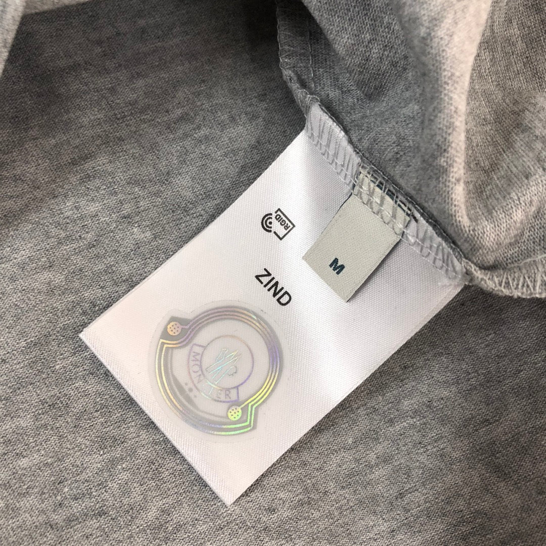 MONCLER 2025 New Couple Logo Print Graphic Crewneck T-Shirt S–XL