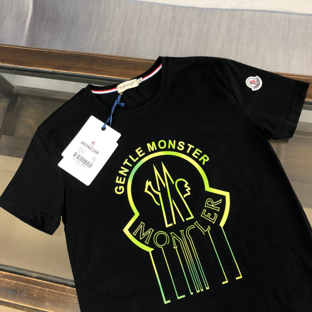 MONCLER Spring New Silk-Cotton Crewneck T-Shirt M–3XL