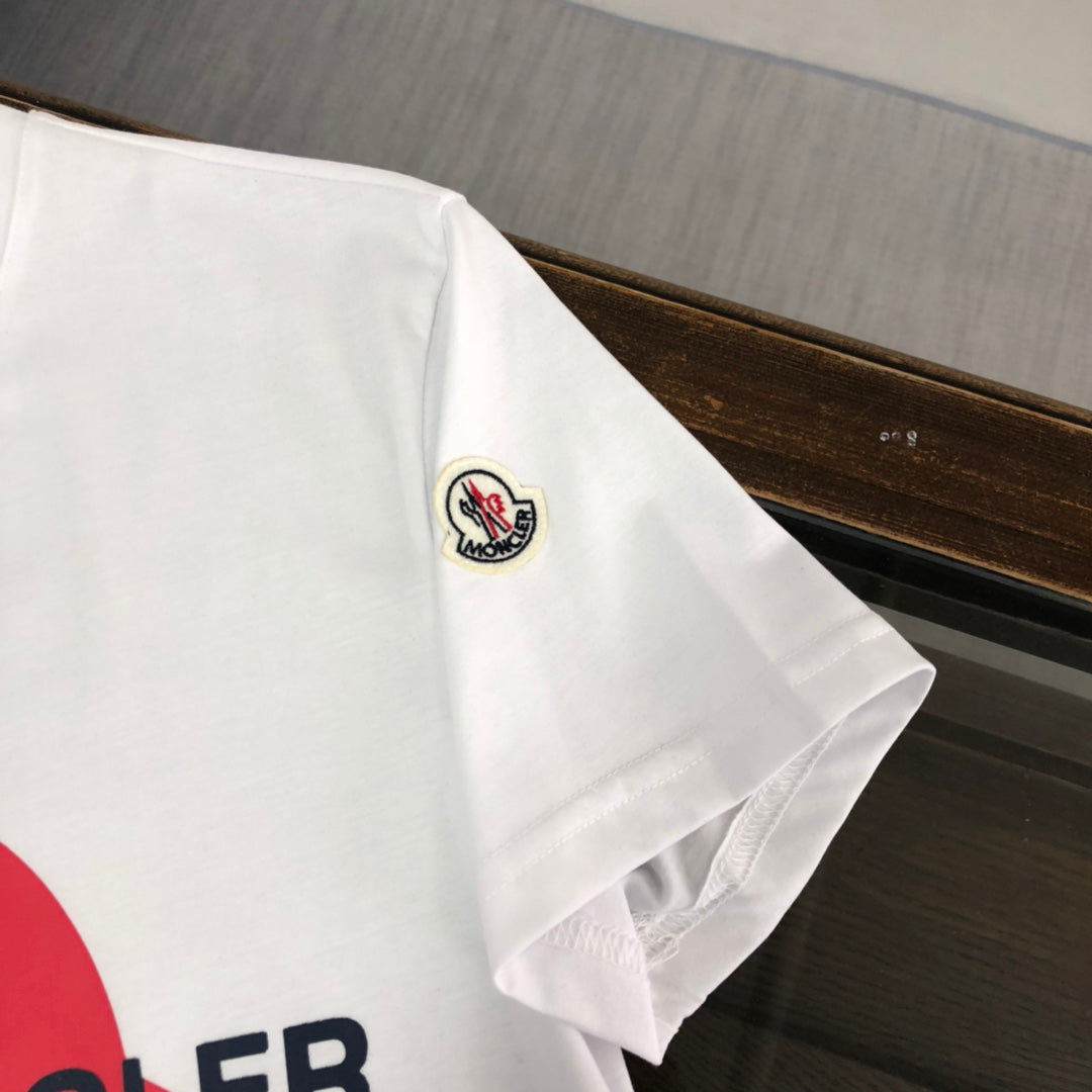 MONCLER Spring New Silk-Cotton Crewneck T-Shirt M–3XL