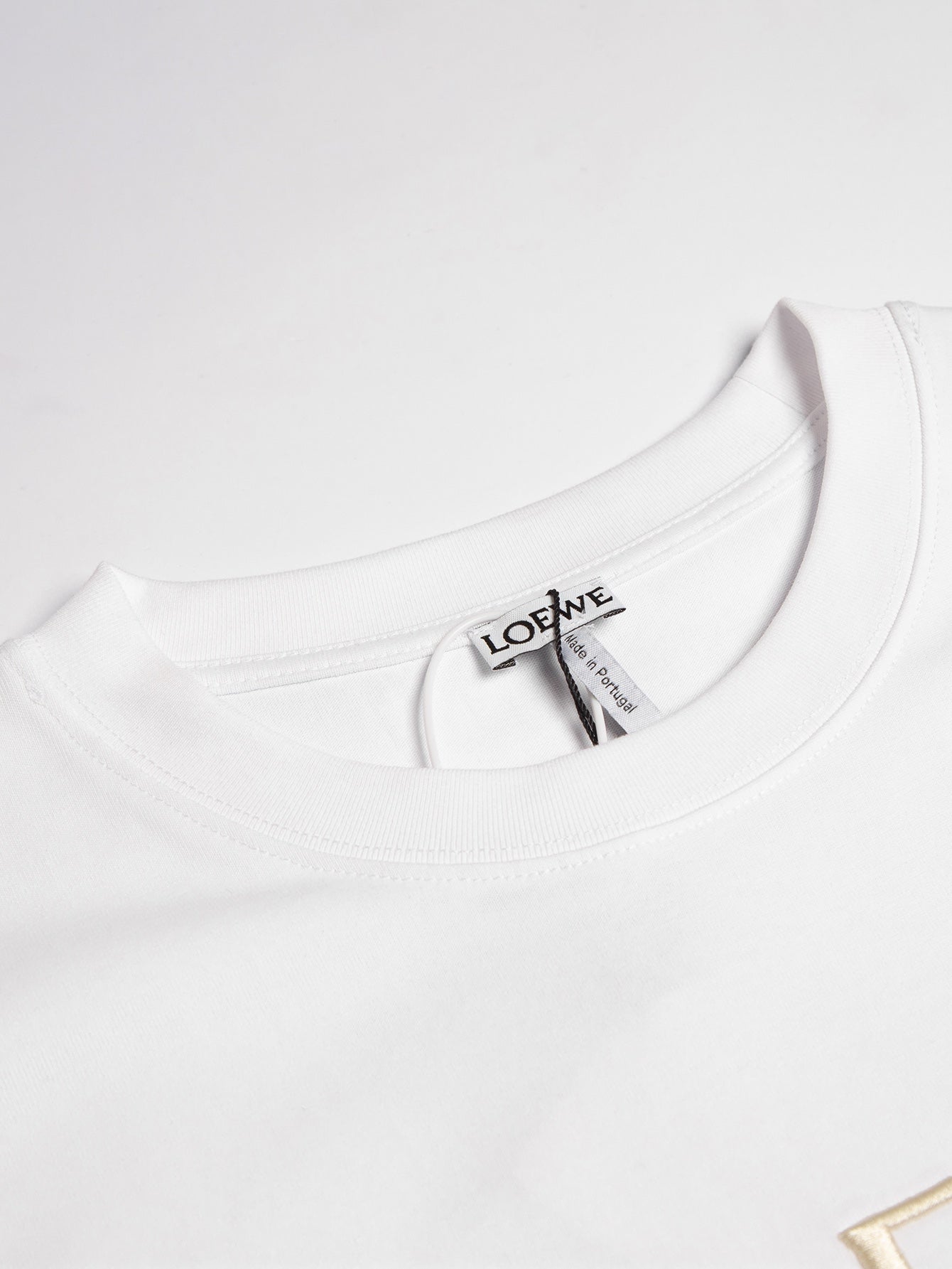 LOEWE 24SS Embroidered Logo T-Shirt | Unisex Heavyweight Cotton Tee | XS–L