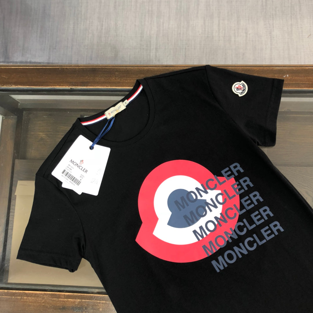 MONCLER Spring New Silk-Cotton Crewneck T-Shirt M–3XL