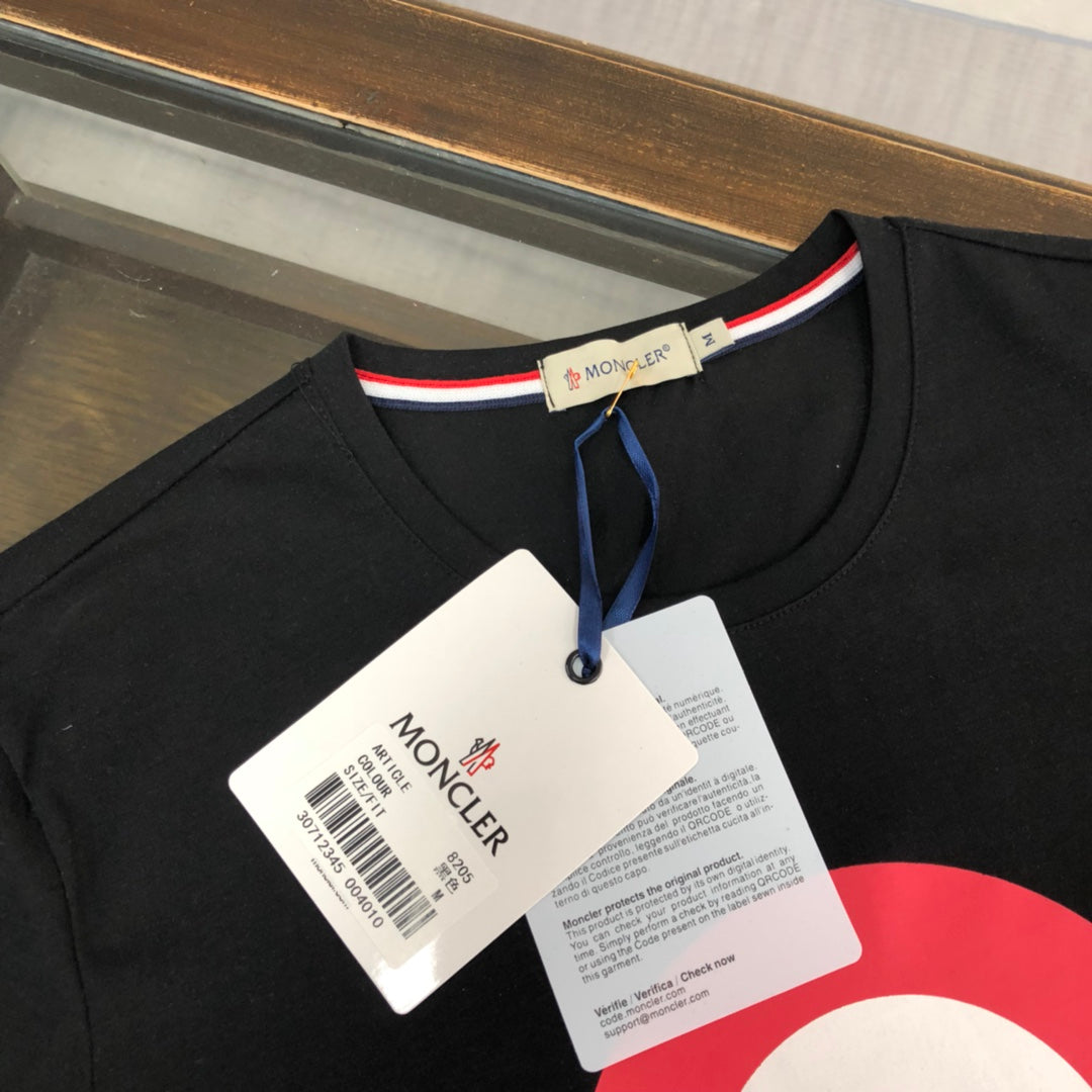 MONCLER Spring New Silk-Cotton Crewneck T-Shirt M–3XL