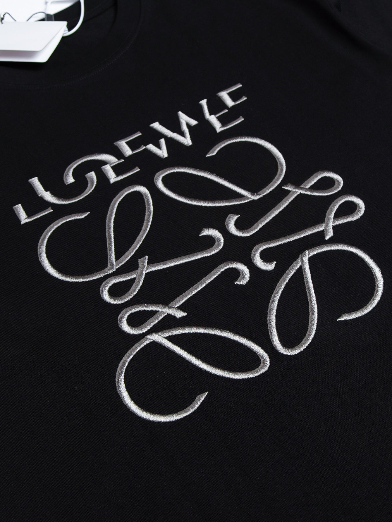 LOEWE 24SS Embroidered Logo T-Shirt | Unisex Heavyweight Cotton Tee | XS–L