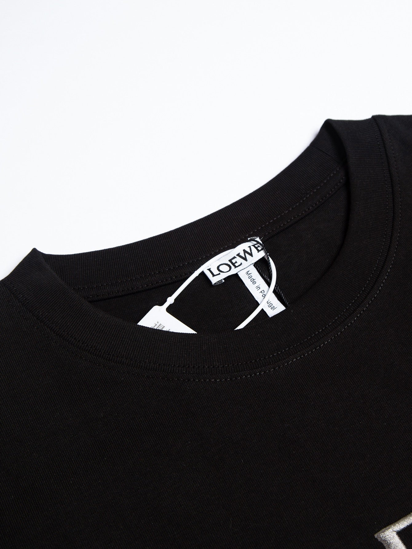 LOEWE 24SS Embroidered Logo T-Shirt | Unisex Heavyweight Cotton Tee | XS–L
