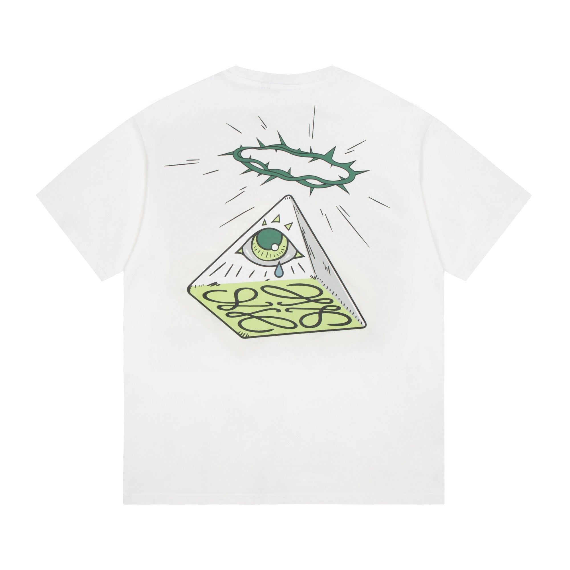 LOEWE 24SS Pyramid Eye Graphic T-Shirt | Unisex Cotton Tee | XS–L