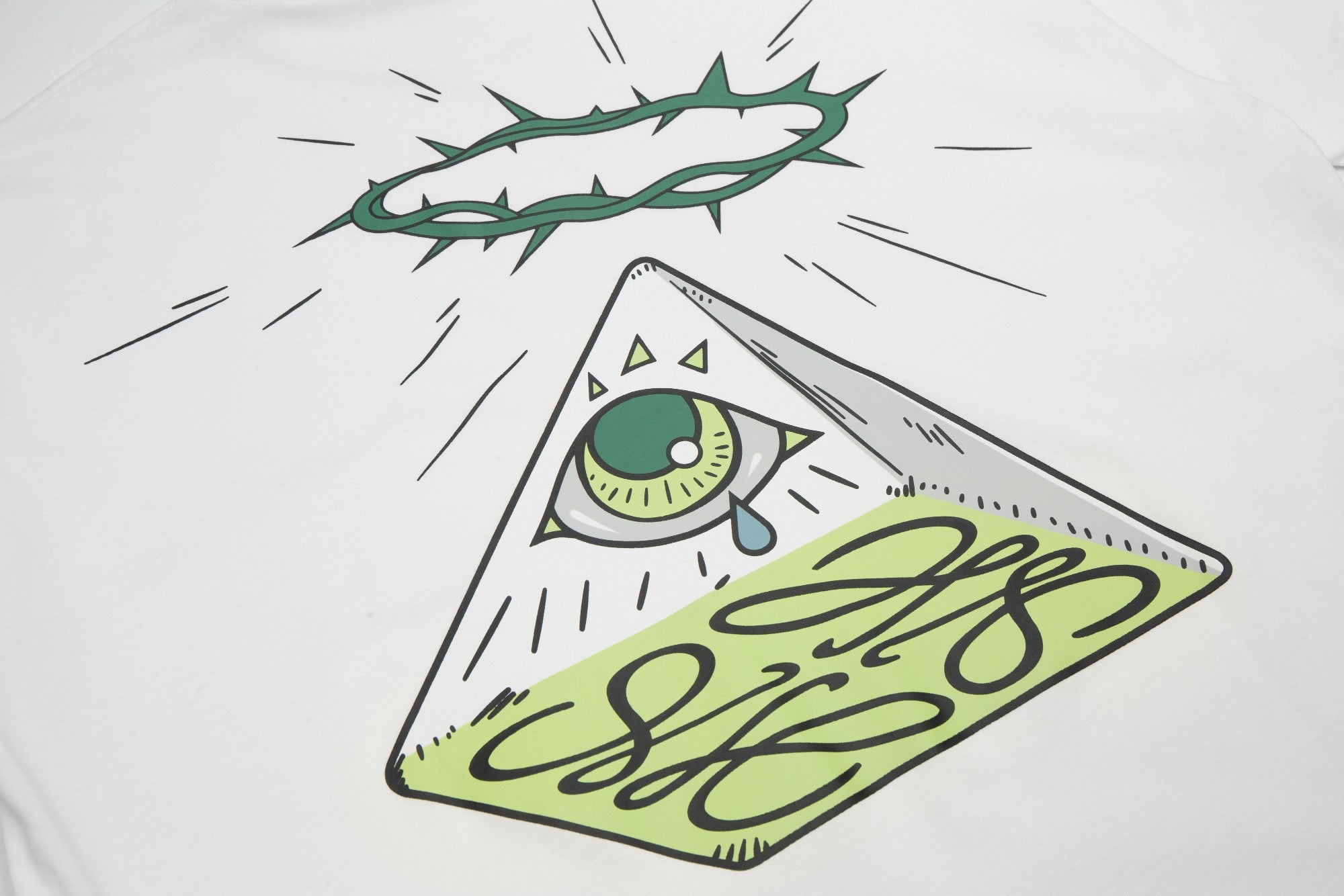 LOEWE 24SS Pyramid Eye Graphic T-Shirt | Unisex Cotton Tee | XS–L