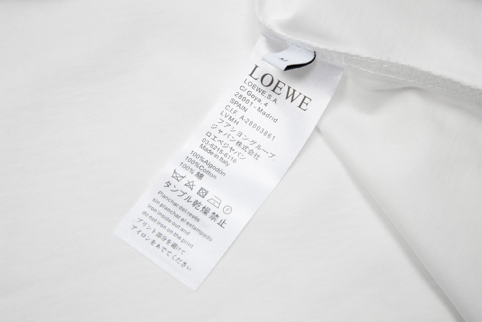 LOEWE 24SS Pyramid Eye Graphic T-Shirt | Unisex Cotton Tee | XS–L