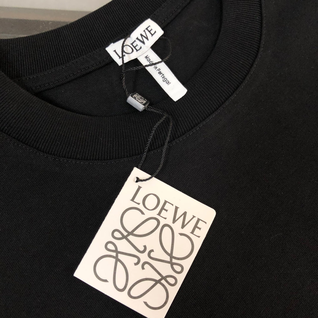 LOEWE Couple Logo T-Shirt | Unisex Luxury Cotton Tee | M–3XL