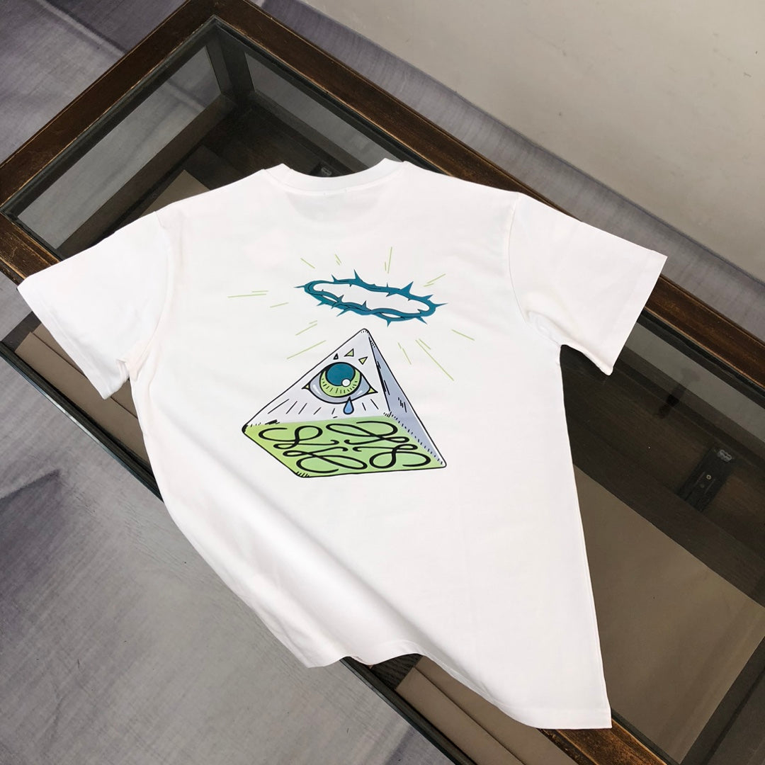 LOEWE Couple Logo T-Shirt | Unisex Luxury Cotton Tee | M–3XL