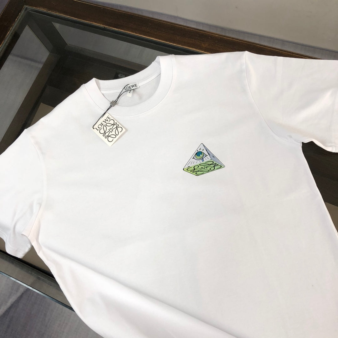 LOEWE Couple Logo T-Shirt | Unisex Luxury Cotton Tee | M–3XL