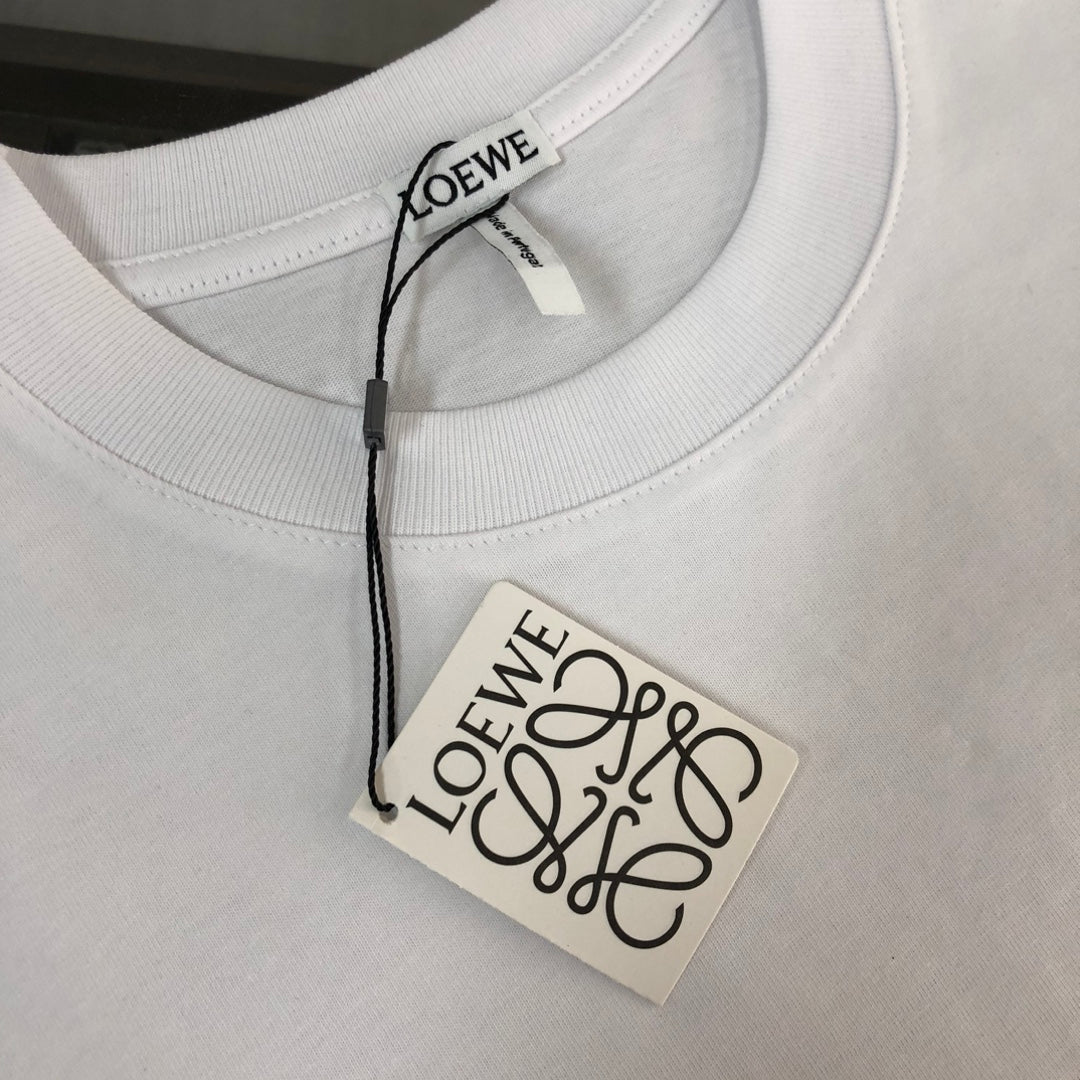 LOEWE Couple Logo T-Shirt | Unisex Luxury Cotton Tee | M–3XL