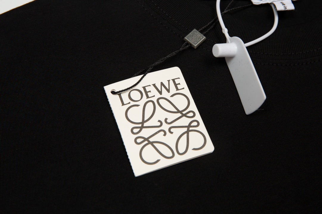 LOEWE Rainbow Letter Embroidery Cotton T-Shirt | Unisex | XS–L
