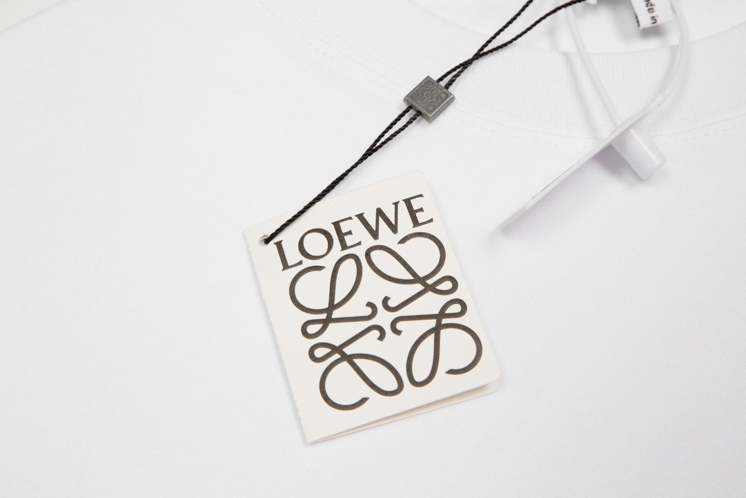 LOEWE Rainbow Letter Embroidery Cotton T-Shirt | Unisex | XS–L