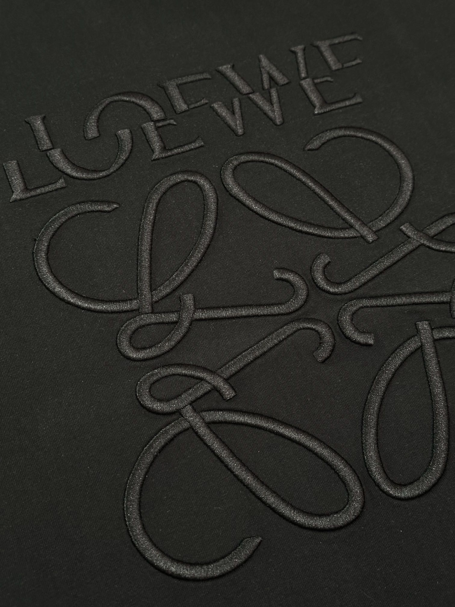 LOEWE Twisted Logo Embroidery Cotton T-Shirt | Unisex | S–XL
