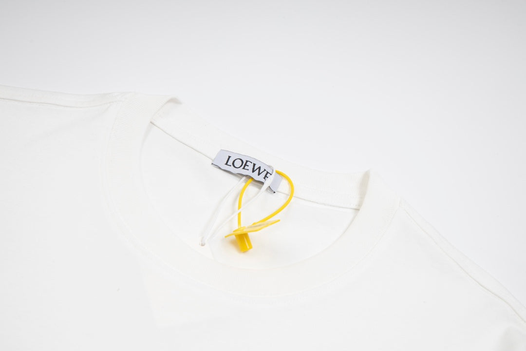 LOEWE Dislocated Logo Embroidery T-Shirt | Unisex Oversized Fit | XS–L