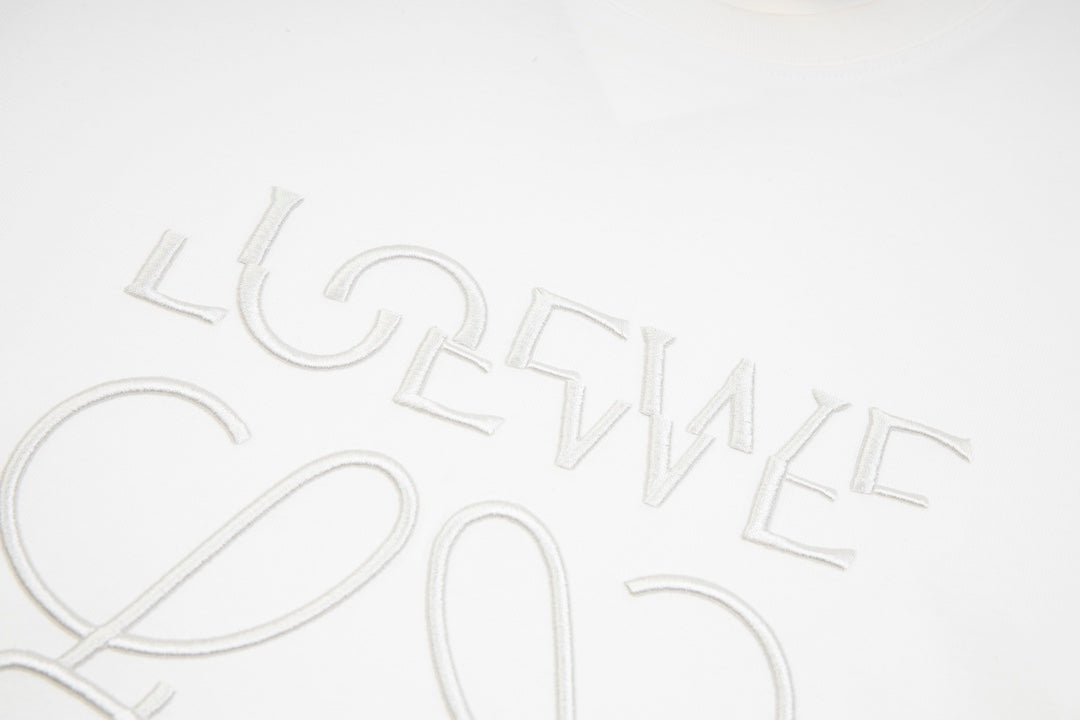 LOEWE Dislocated Logo Embroidery T-Shirt | Unisex Oversized Fit | XS–L