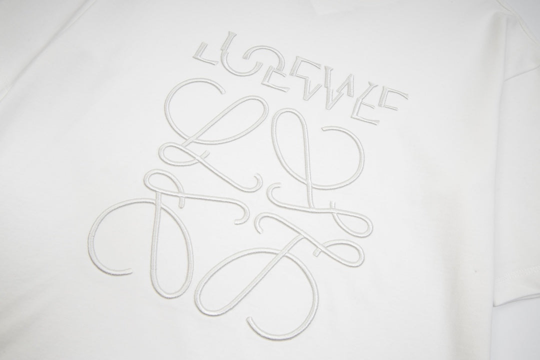 LOEWE Dislocated Logo Embroidery T-Shirt | Unisex Oversized Fit | XS–L