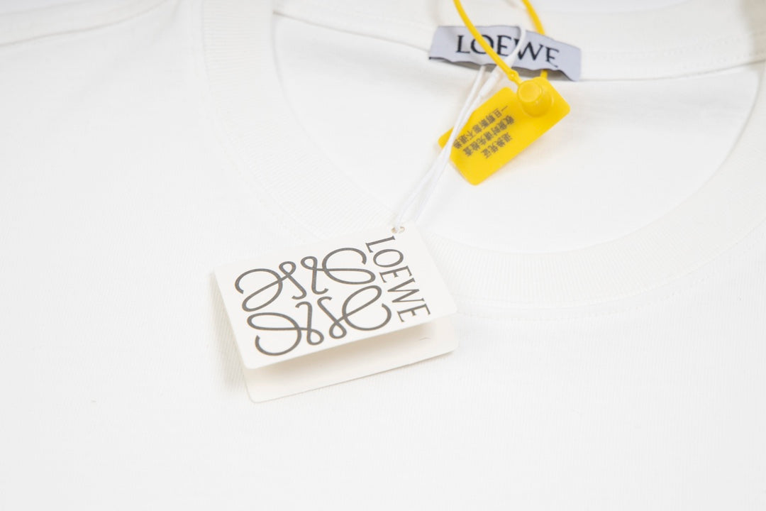 LOEWE Dislocated Logo Embroidery T-Shirt | Unisex Oversized Fit | XS–L