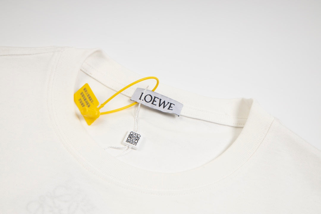 LOEWE Dislocated Logo Embroidery T-Shirt | Unisex Oversized Fit | XS–L
