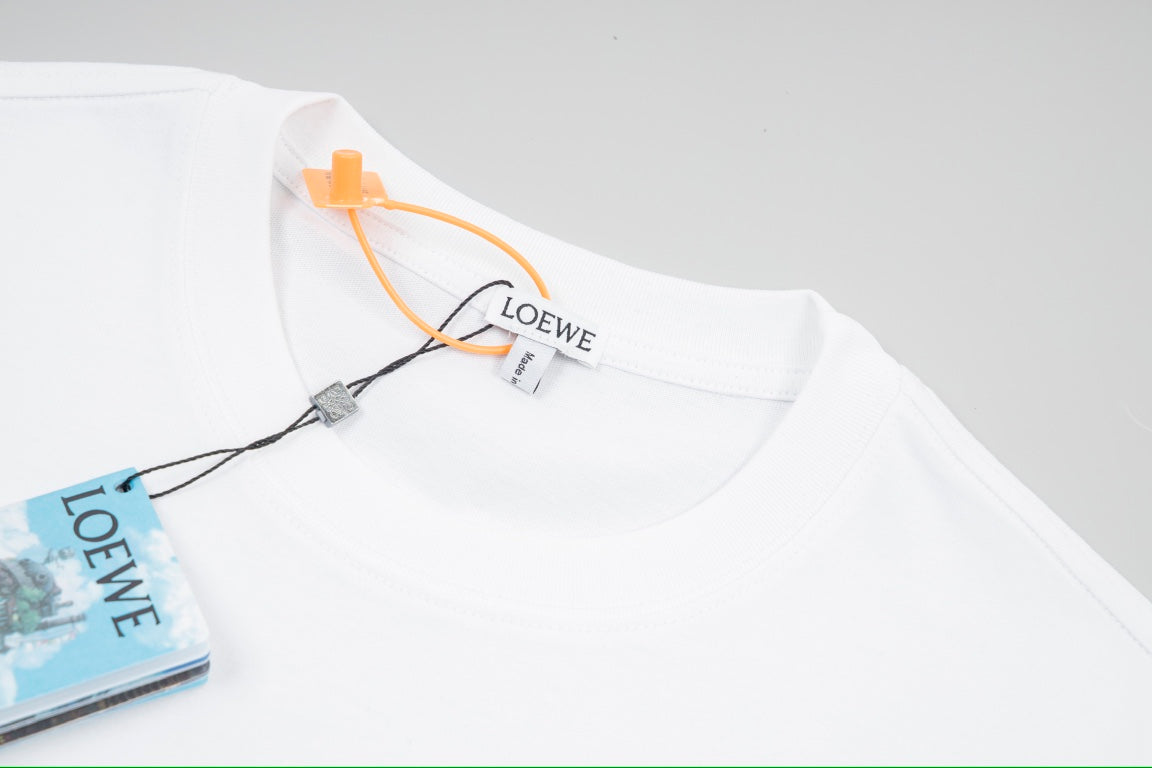 LOEWE Pocket Logo Embroidery T-Shirt | 280g Premium Cotton | XS–L