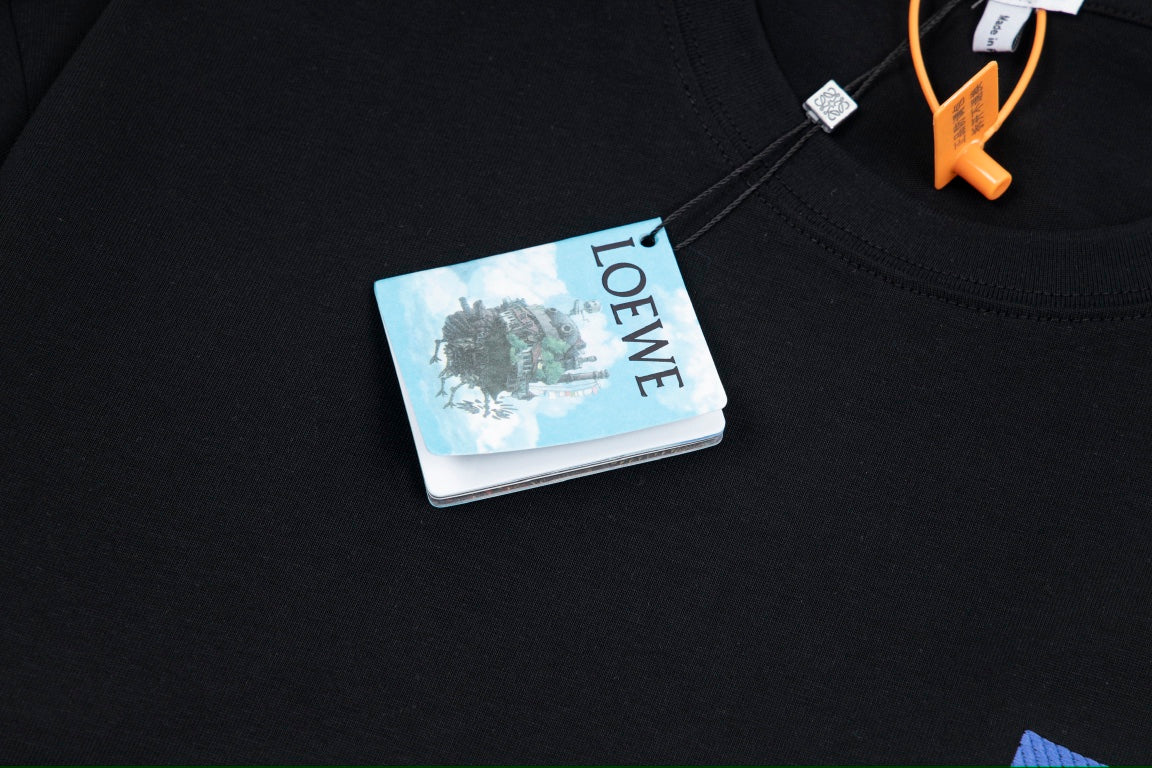 LOEWE Pocket Logo Embroidery T-Shirt | 280g Premium Cotton | XS–L