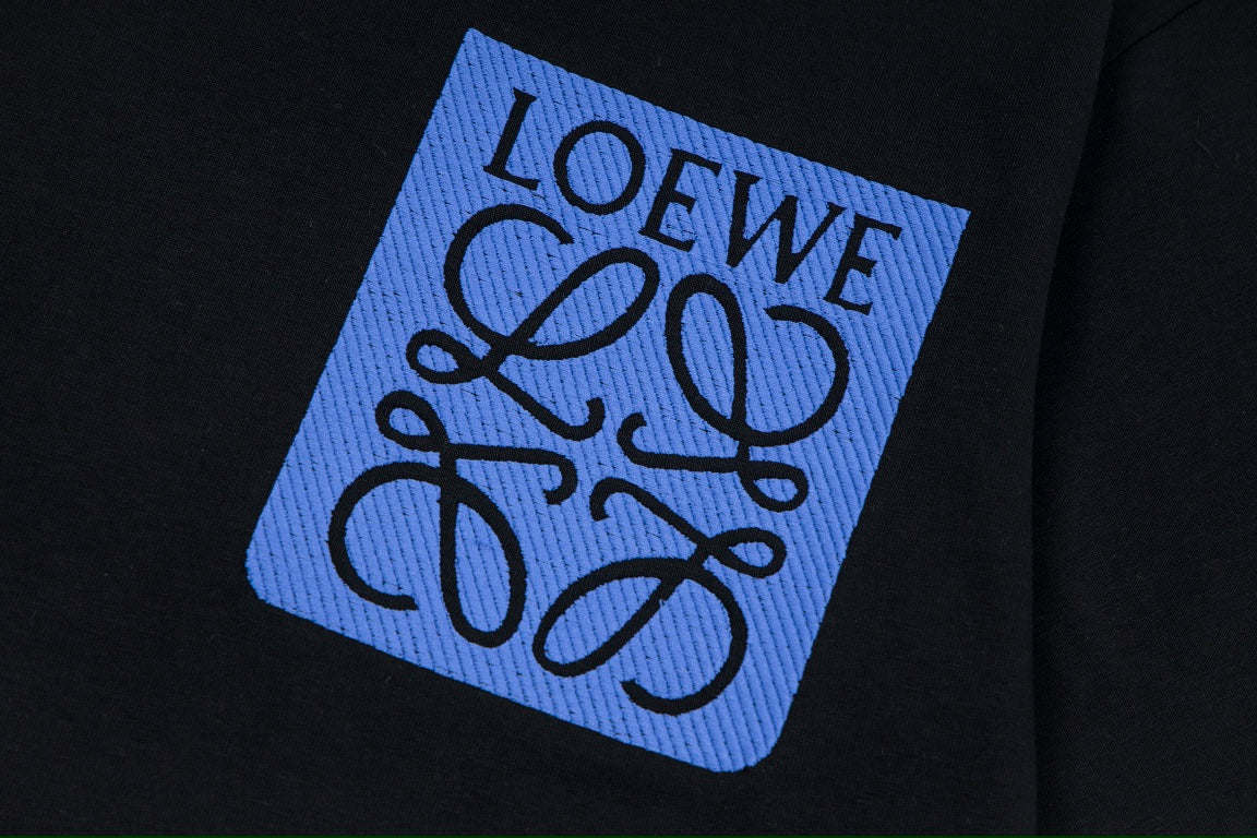 LOEWE Pocket Logo Embroidery T-Shirt | 280g Premium Cotton | XS–L