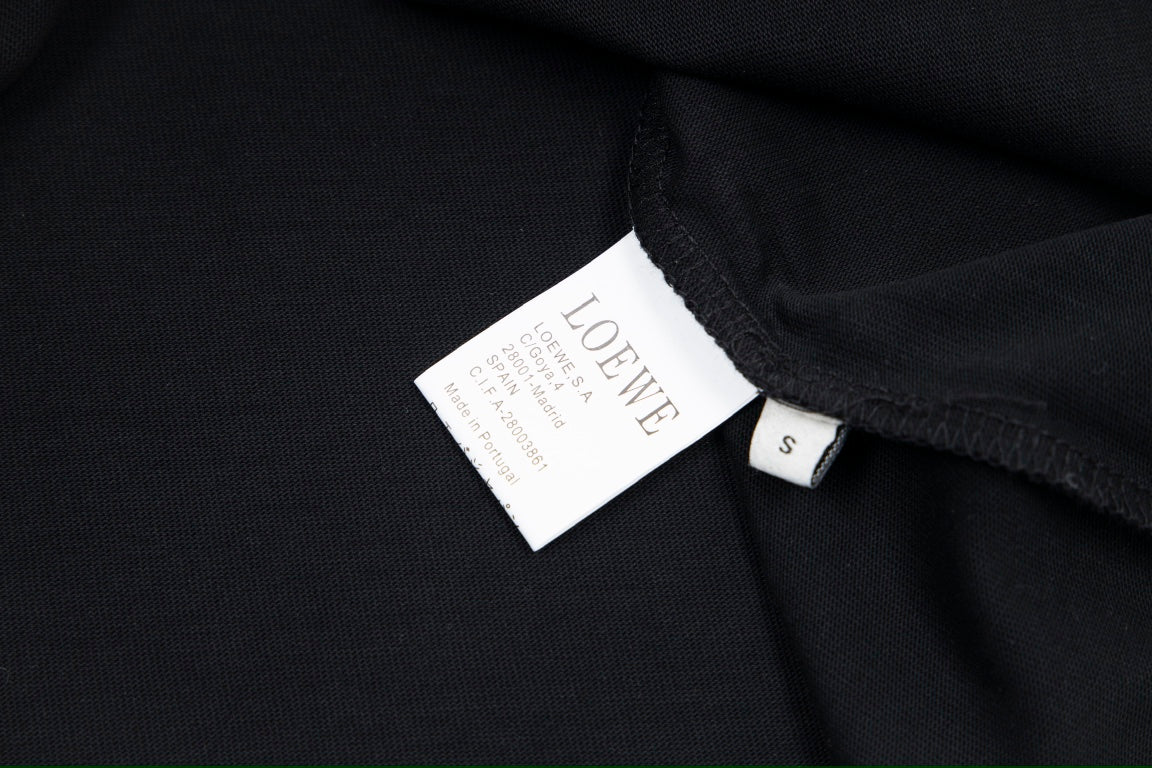 LOEWE Pocket Logo Embroidery T-Shirt | 280g Premium Cotton | XS–L