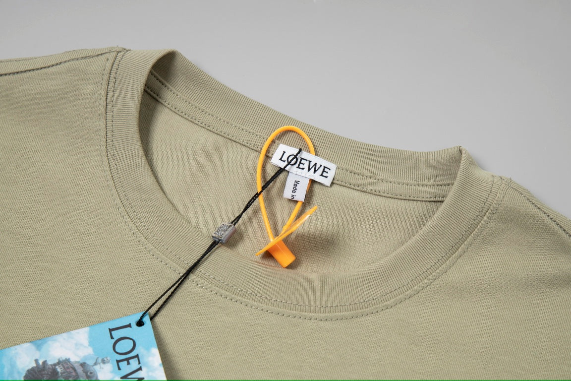 LOEWE Pocket Logo Embroidery T-Shirt | 280g Premium Cotton | XS–L