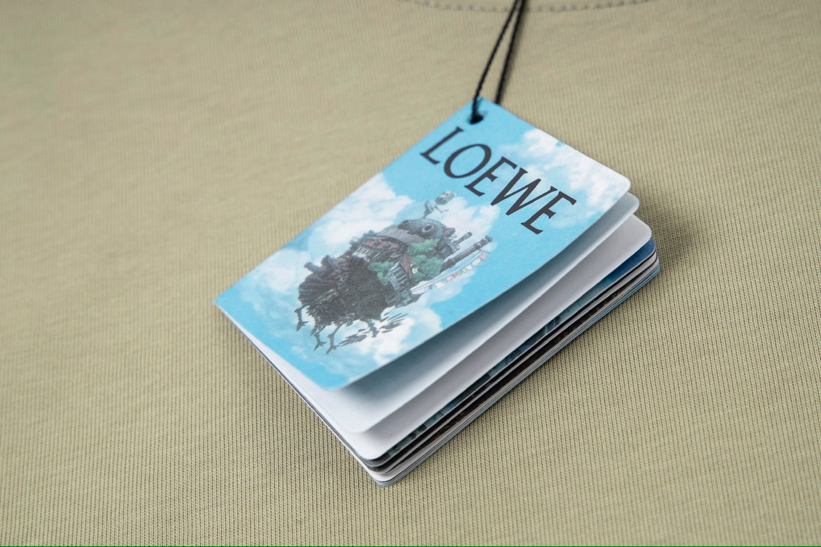 LOEWE Pocket Logo Embroidery T-Shirt | 280g Premium Cotton | XS–L