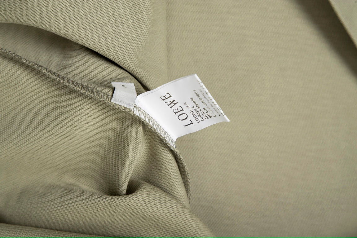 LOEWE Pocket Logo Embroidery T-Shirt | 280g Premium Cotton | XS–L
